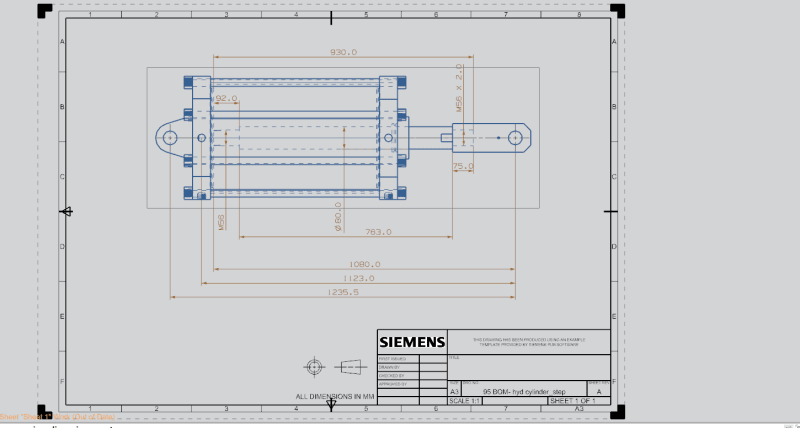 How to create a custom drafting template in NX