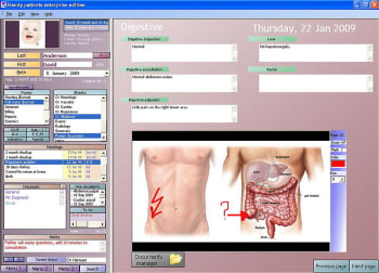 An example of a patient's Electronic Health Record. (Image: Wikipedia.)