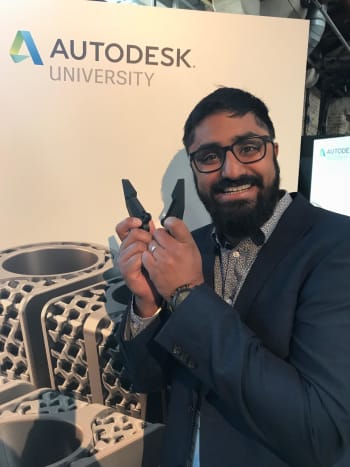 Harv Saund, product manager, Fusion 360, at Autodesk (Picture courtesy of Mark3D.)