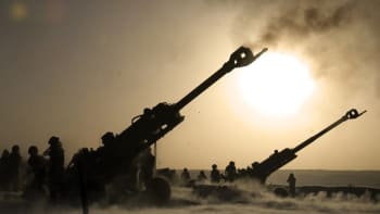 Two BAE Systems M777 towed howitzers. (Image courtesy of BAE Systems.)