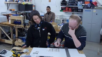 Size matters. The smaller the motherboard is in a board game, the more affordable it becomes. However, the larger connections make it easier to use for kids to play with their toy, forcing a larger game space. Tackling this problem with fresh eyes can make it fun and a challenge. (Image courtesy of The Ben Heck Show.)