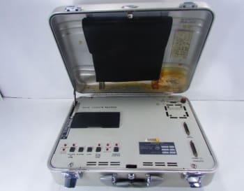 Allen Bradley 1770-SA Digital Tape Cartridge Recorder. Early PLC programs were backed up on data tape cartridges.