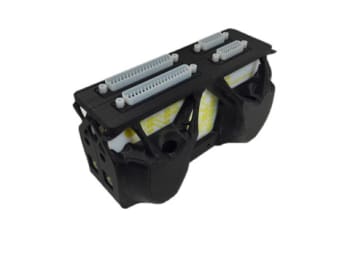 This circuit box used for space applications was reduced in weight by 30 percent using SIMULIA design optimization and a Stratasys 3D Printer. (Image courtesy of Dassault Systèmes.)