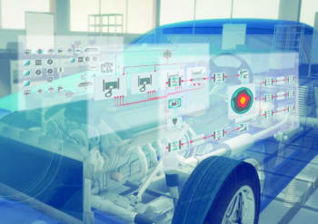 Real-time systems engineering model that is structured in various layers. (Image courtesy of Altair.)