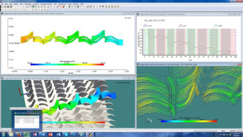 Simulation results from Agile Engineering Design System. (Image courtesy of Concepts NREC.)
