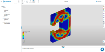 Topology optimization results from Toptimizer. (Image courtesy of Simright.)