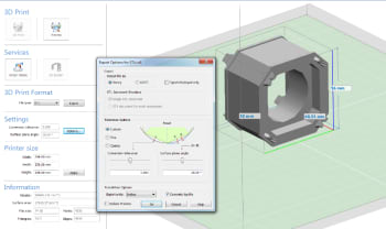 3D print parts yourself through the dedicated, intuitive interface. (Image courtesy of Siemens.)