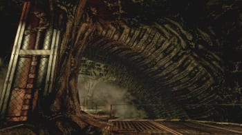 Is this a topology optimized structure? No, it’s a Xenomorph Hive from Alien vs. Predator. But you had to wonder for a bit. There is a reason why science fiction continually looks to nature for architectural inspiration. Now AEC is following suit. (Image courtesy of Sega and Rebellion Developments.)