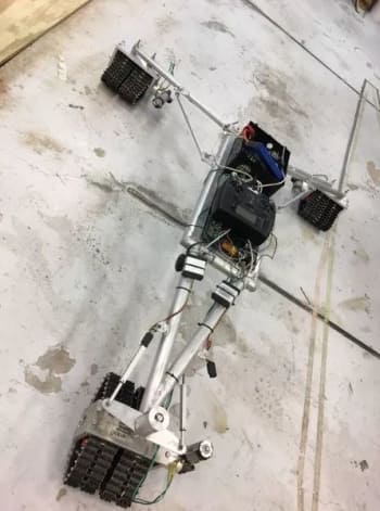 The Surf Rover model scaled to one-quarter the actual size. (Image courtesy of UNF Public Relations.)