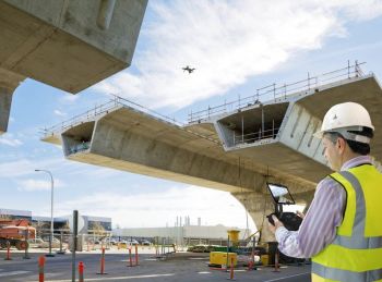 In order for useful technology, like UAVs, to become more prevalent on building sites, the AEC industry needs to reduce its skilled labor gap with education. (Image courtesy of Autodesk.)