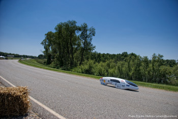 Universite’ Laval’s Alèrion Supermileage. Image courtesy of Julien Nadeau