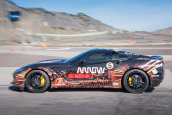 Sam Schmidt driving the SAM 2.0 car during the final road course engineering test drive in Morrison, Colorado on March 13, 2015. (Photo: Business Wire)