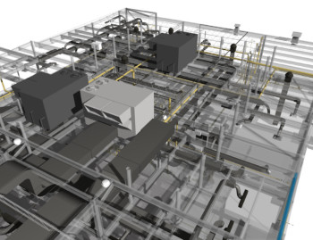 As BIM becomes a popular requirement for commercial buildings, manufacturers are recognizing the need for BIM compliance. (Image courtesy of Thomas Enterprise Solutions.)