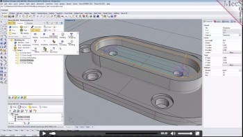 Waveform roughing allows for faster rates of material removal. (Image courtesy of Vero.)