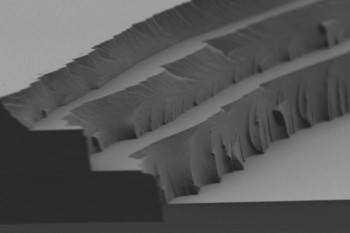 Solar thermal fuel polymer film comprised of three distinct layers (four to five microns in thickness for each). (Image courtesy of MIT.)