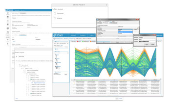 SOMO multidisciplinary design optimization and collaborative software can now interface with PLM data repositories. (Image courtesy of ESTECO.)
