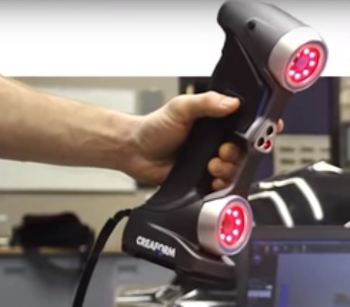 Creaform’s HandySCAN 3D portable scanning technology. (Image courtesy of Creaform.)