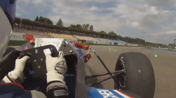 A driver pushing the car to its limits while cornering in the endurance race. This race is the climax of each Formula Student event - similar to the Grand Prix during a F1 weekend – where all cars go for 22 laps on the track including one pit stop with driver change. (All images courtesy of The MathWorks, Inc.)