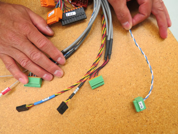Multiple connectors add complexity to the cable assembly, but simplifying installation can mistake-proof the end-user assembly process. Image courtesy Epec Engineered Technologies.