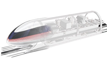 MIT’s Hyperloop pod design. (Image courtesy of MIT Hyperloop Team.)