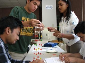 Multicultural student teamwork at summer program to encourage engineering fields. Image courtesy of Penn State’s Office of Engineering Diversity.