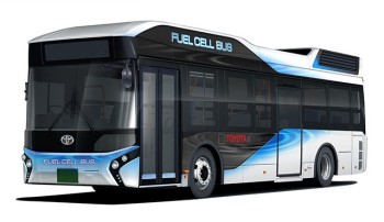 Toyota's Fuel Cell bus. (Image courtesy of Toyota.)