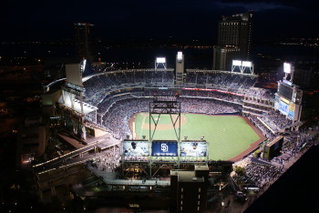 Built in 2004, Petco Park seats around 40,000 people.