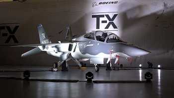The T-X in hangar. (Image courtesy of Boeing.)