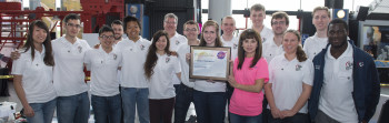 MAV Prize first place winner was the rocketry team from Cornell University. (Image courtesy of NASA.)