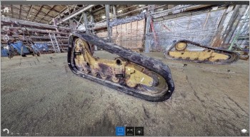 MegaBots’ laser scanned tracks. (Image courtesy of MegaBots.)