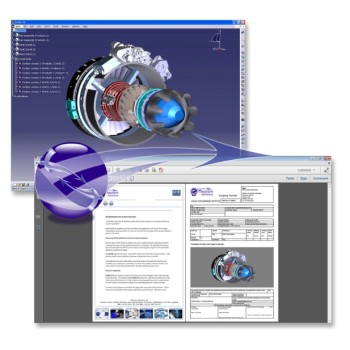 Theorem Solutions' Publish 3D works with the latest version of CATIA. (Image Courtesy of Theorem Solutions)