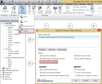 Screenshot of BIM Connect 2016 in Autodesk Revit. (Image courtesy of Autodesk App Store.)