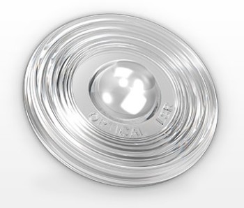 Injection molded rubber silicone part. (Image courtesy of Proto Labs.)