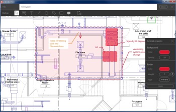 Revizto 4.0 introduces 2D PDF support, including the ability to mark up sheets in a collaborative environment. (Image courtesy of Revizto.)