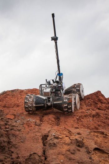 The Univeristy of Oklahoma's rover at NASA's