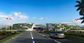 Although the archipelago will have roads for motor vehicles, this network will be limited in favor of pedestrian traffic. (Image courtesy of Country Garden.)