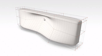 Vectorworks Architect Tutorial Manual shows users how to create and manipulate parametric objects like this bench model. (Image courtesy of Vectorworks.)