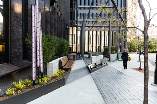 001 Woodward Plaza in downtown Detroit, Michigan. (Image courtesy of Jason Robinson Photography.)