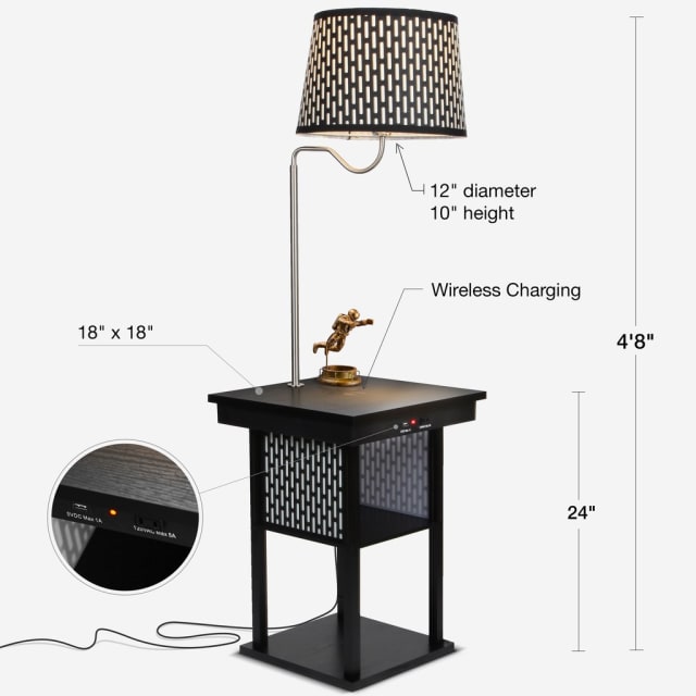 Figure 3. More details on the Madison Nightstand. (Image courtesy of Brightech.)