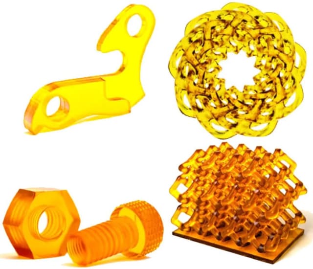 Parts printed with COR Alpha. (Image courtesy of Wevolver.)