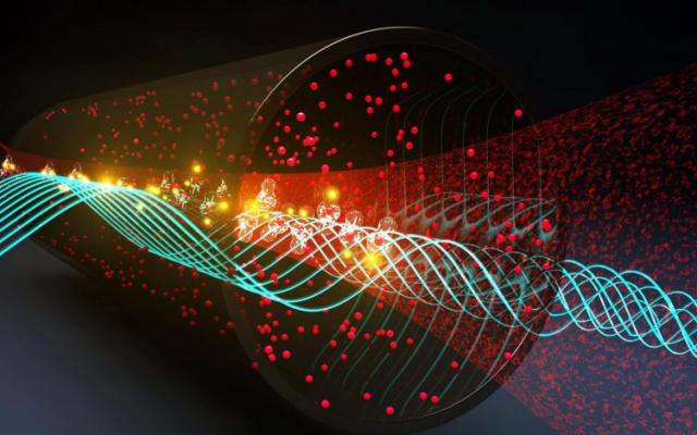 The U.S. Army created a quantum sensor to detect communication signals over an entire radio frequency spectrum (0 to 100 GHz). (Image courtesy of DefenceTalk.)