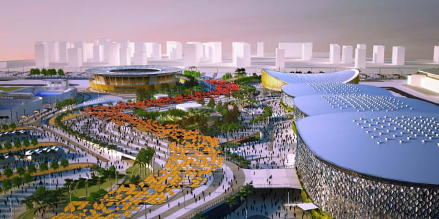 Pedestrian simulation at the Rio 2016 Olympic Park. (Image courtesy of AECOM.)