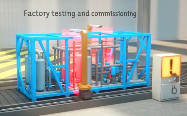 The SMR allows a factory-based workforce and factory testing and commissioning. (Image courtesy of Rolls Royce.)