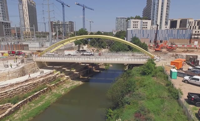 A bridge project in Austin. (Image courtesy of Public Works Department, City of Austin, Texas.)