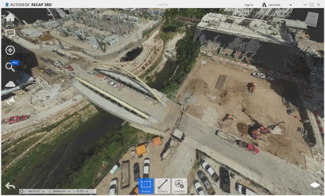 A reality-capture scan of the project from a drone. (Image courtesy of Public Works Department, City of Austin, Texas.)