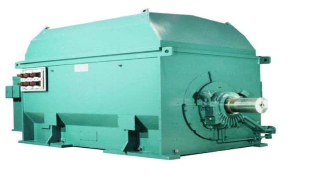A high-power synchronous motor (several hundred kW). (Image courtesy of the author.)