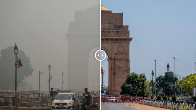 Indian cities, with some of the worst air pollution on Earth, are clearing up. (Image courtesy of CNN)
