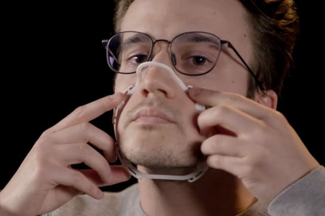 The final version of the reusable Materialise Mask Fitter. (Image courtesy of Materialise.)