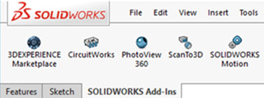 The SOLIDWORKS user can download 3DEXPERIENCE Marketplace from the CommandManager or download it from the Dassault Systèmes SOLIDWORKS download site (Picture courtesy of Dassault Systèmes.)