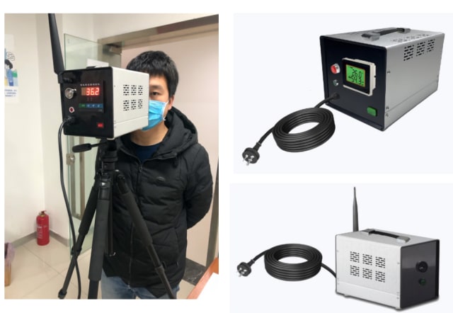 WxS x810-IRTMS sensor in action. (Image courtesy of Polysense Technologies.)